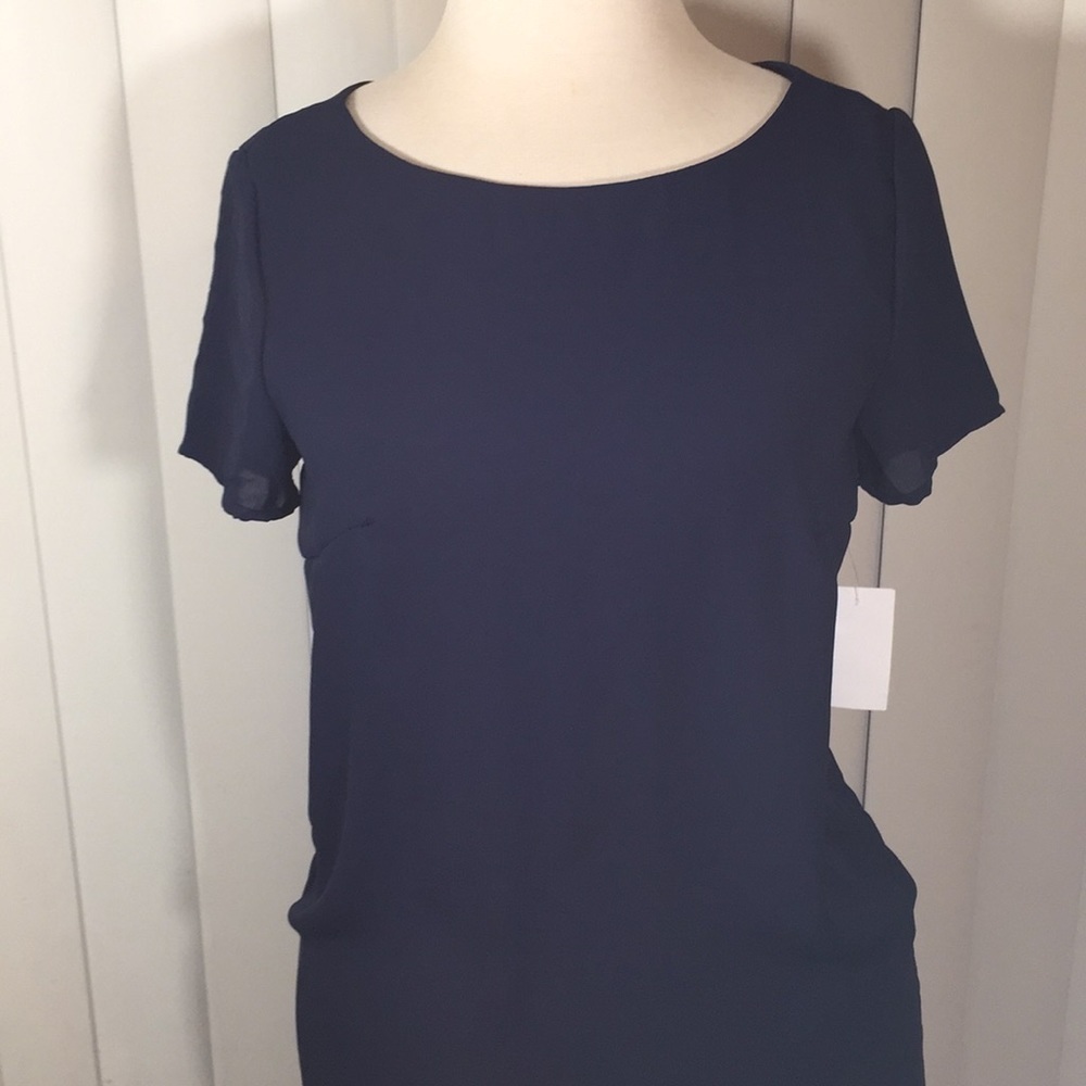 Charlotte Russe Navy Blue dress Sz. xsmall - Picture 3 of 8